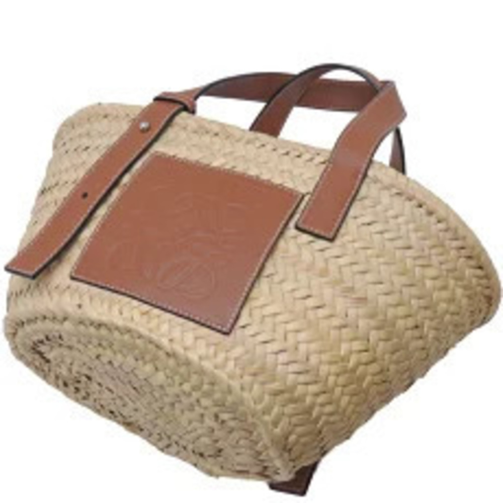 Loewe Basket Handbag Raffia - Picture 3 of 8